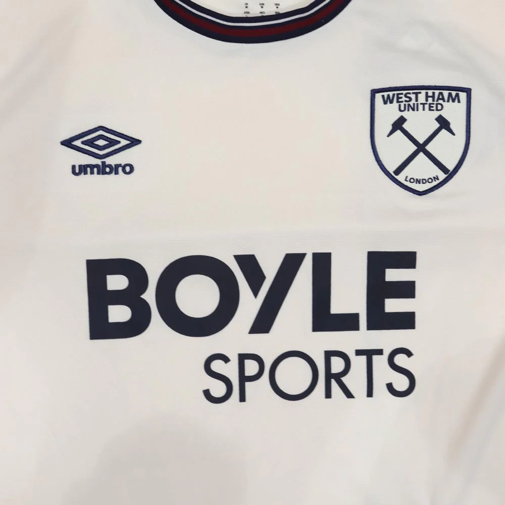 UMBRO Men's West Ham United Away 2025/26 Jersey - Beige - 2XL (US SIZE)