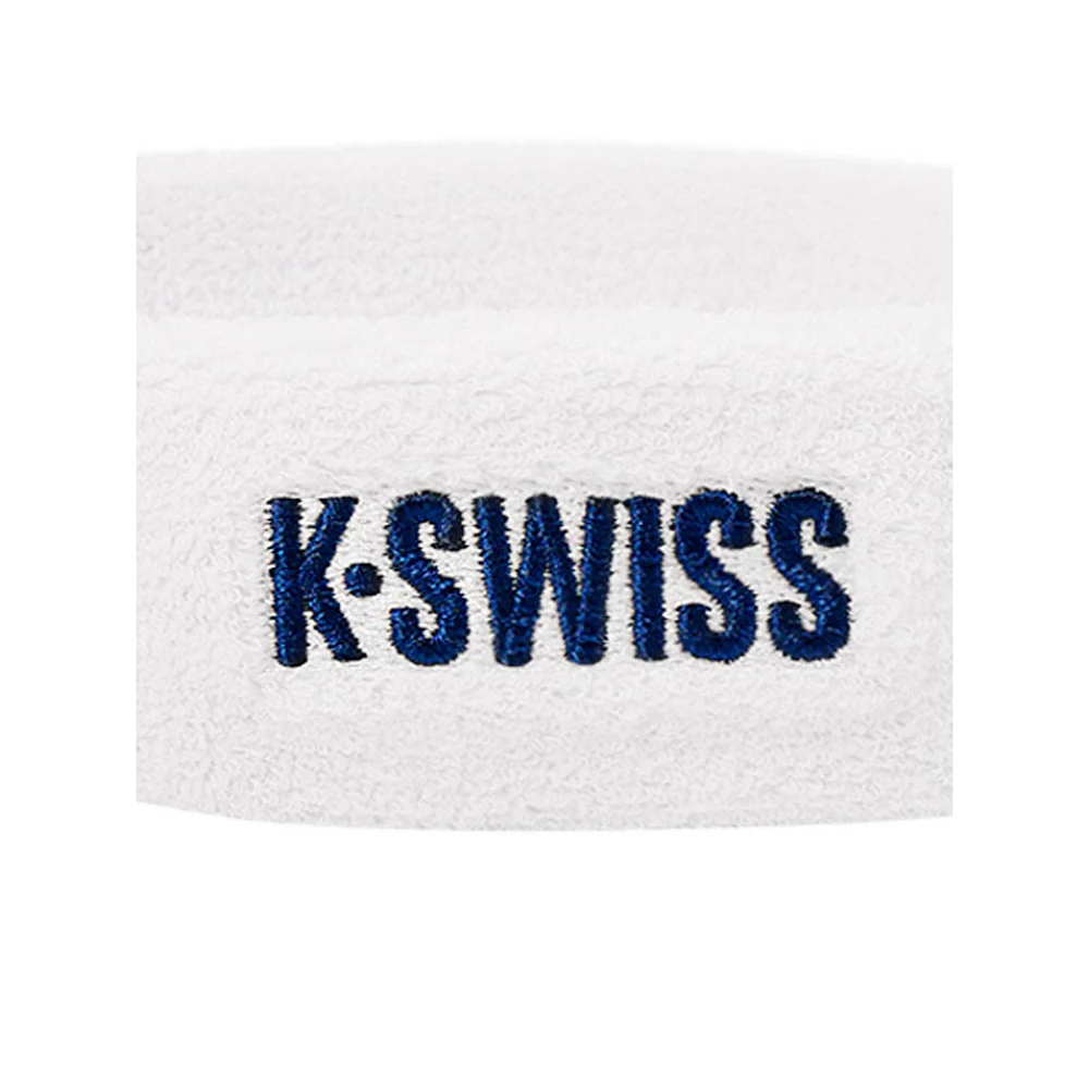 K-SWISS KSWFW24HBWHT Unisex Headband - White - ONE SIZE