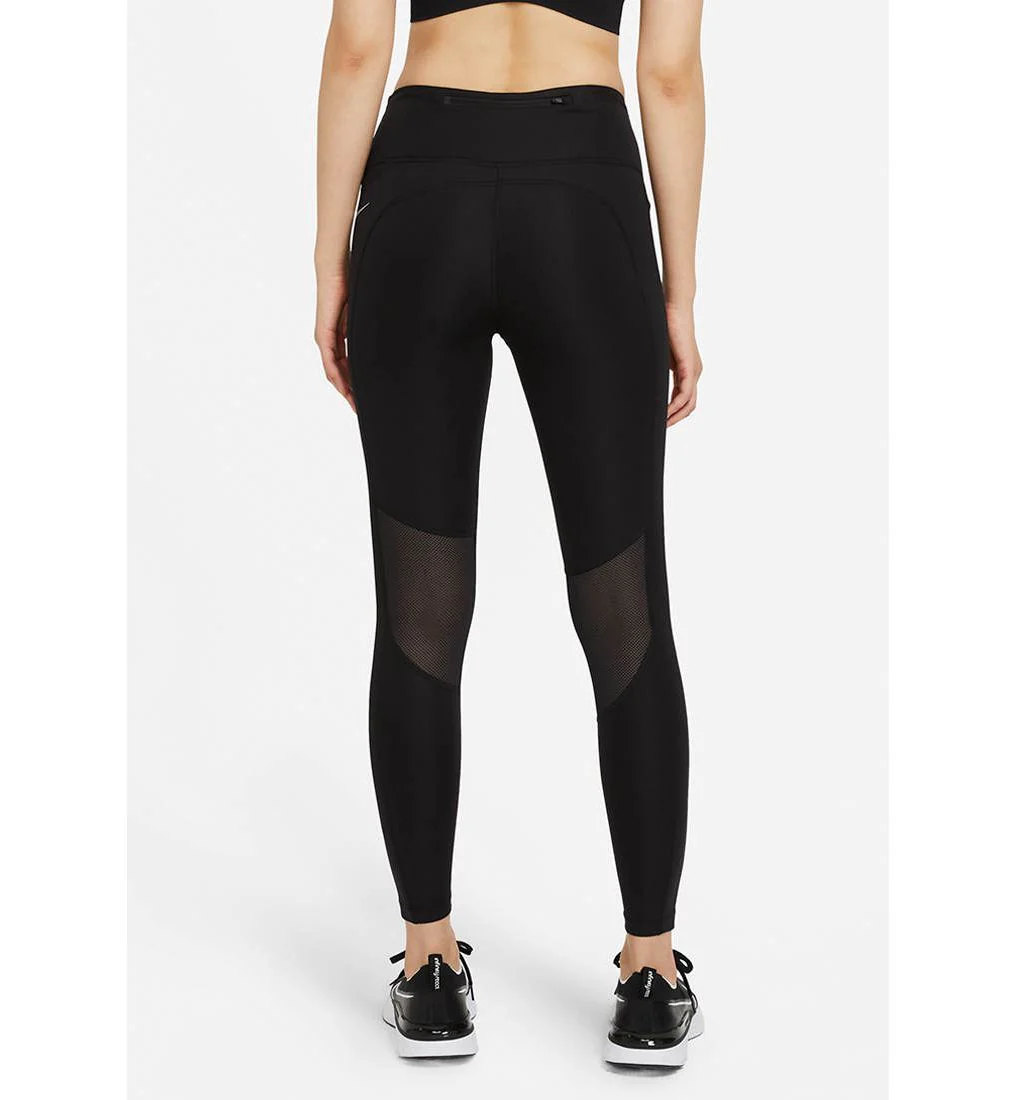 NIKE Epic Fast Women's Running Pants - Black - L (US SIZE)