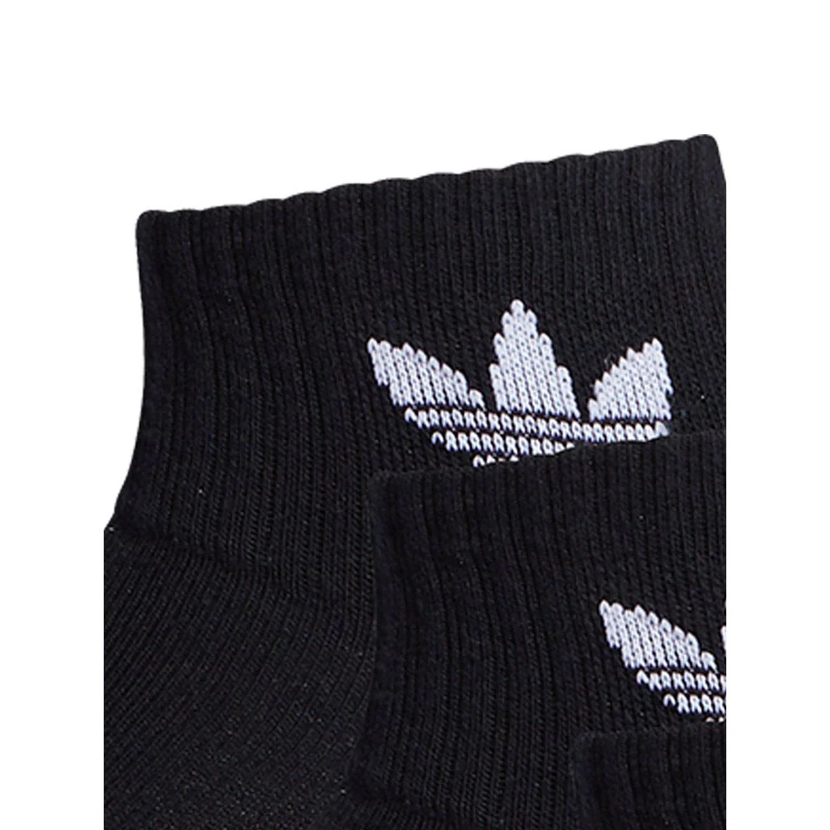 ADIDAS ORIGINALS Mid Crew Unisex Socks (3 Pairs) - Black - L (US SIZE)