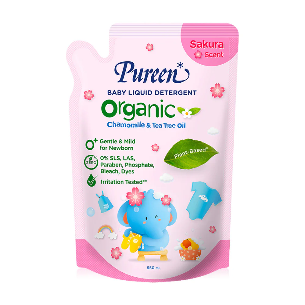 Pureen Organic детские Liquid Detergent Refill 550 мл