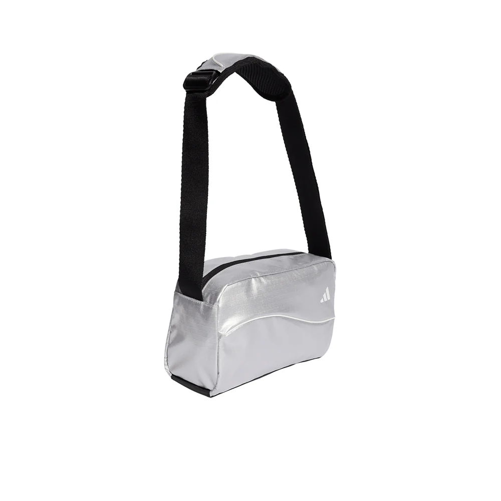 ADIDAS Glow Mini Duffel Unisex Crossbody Bag - Silver - ONE SIZE