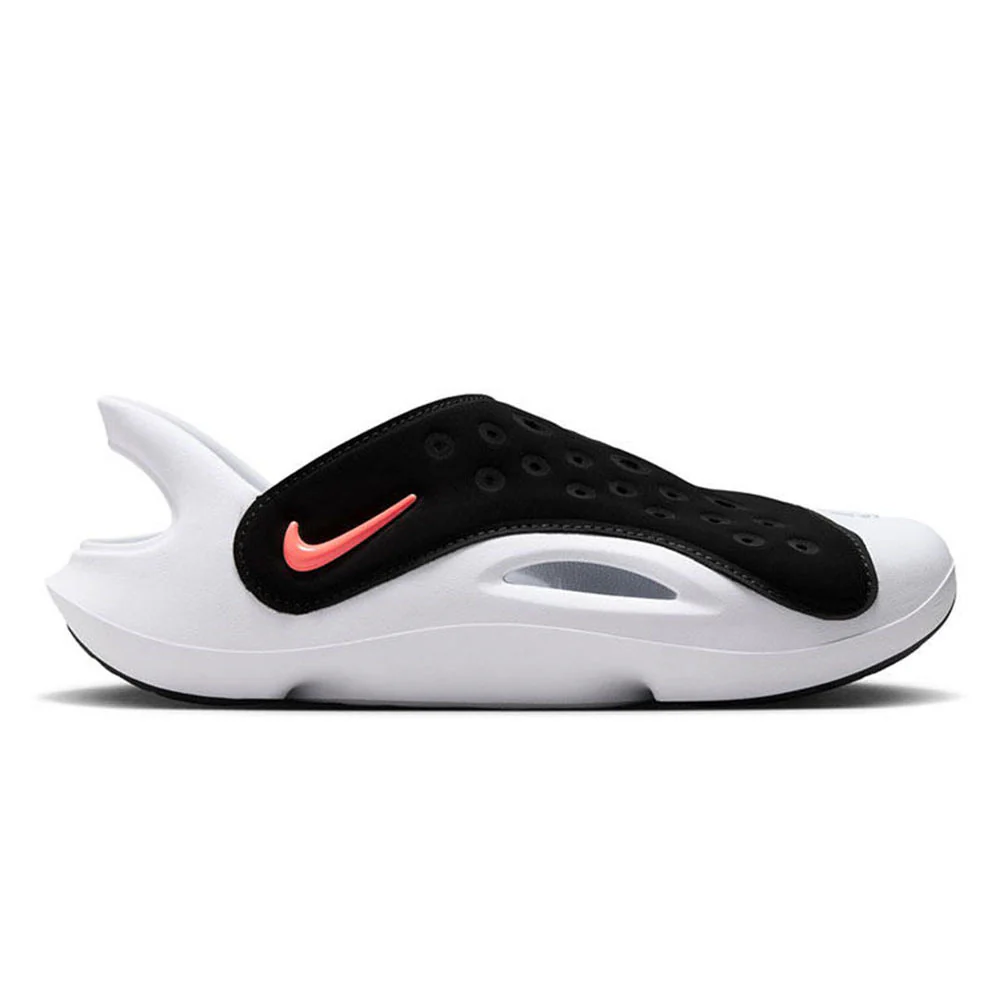 NIKE Aqua Swoosh Kids Sandals - Black - US 4 Y