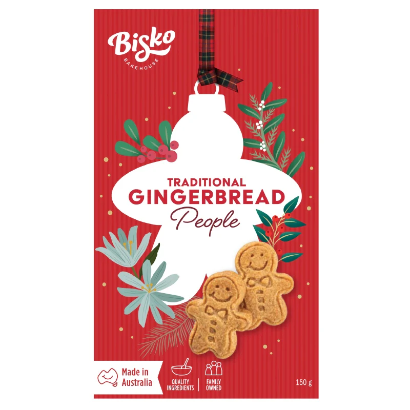 Gift Set บิสโกเบคเฮาส์จิงเจอร์เบรดคุกกี้ขิงรูปคน 150กรัม - Multi Color - ONE SIZE