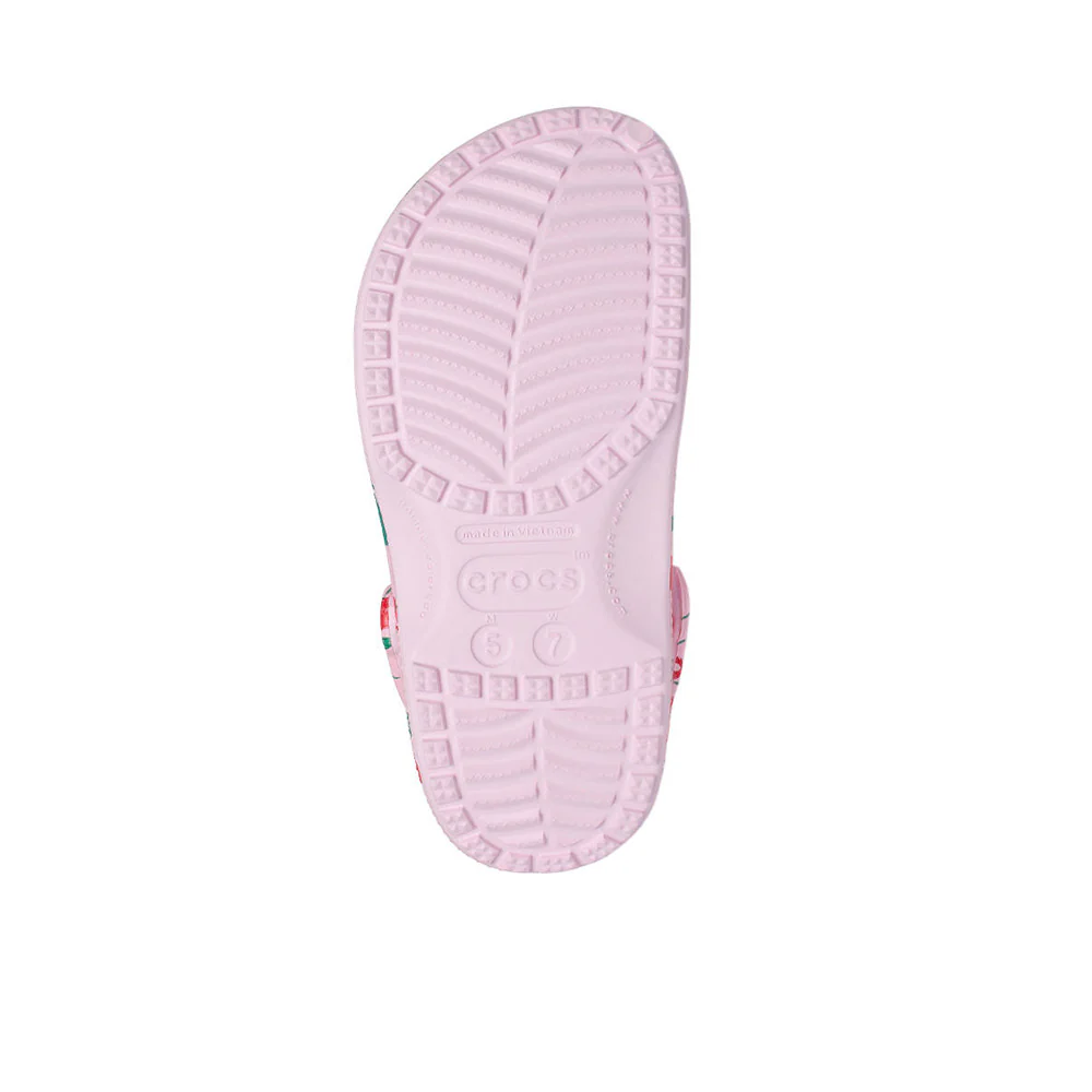 Сабо унисекс Crocs Classic Fresh Fruits Clog — цвет розовый, Us M4/W6