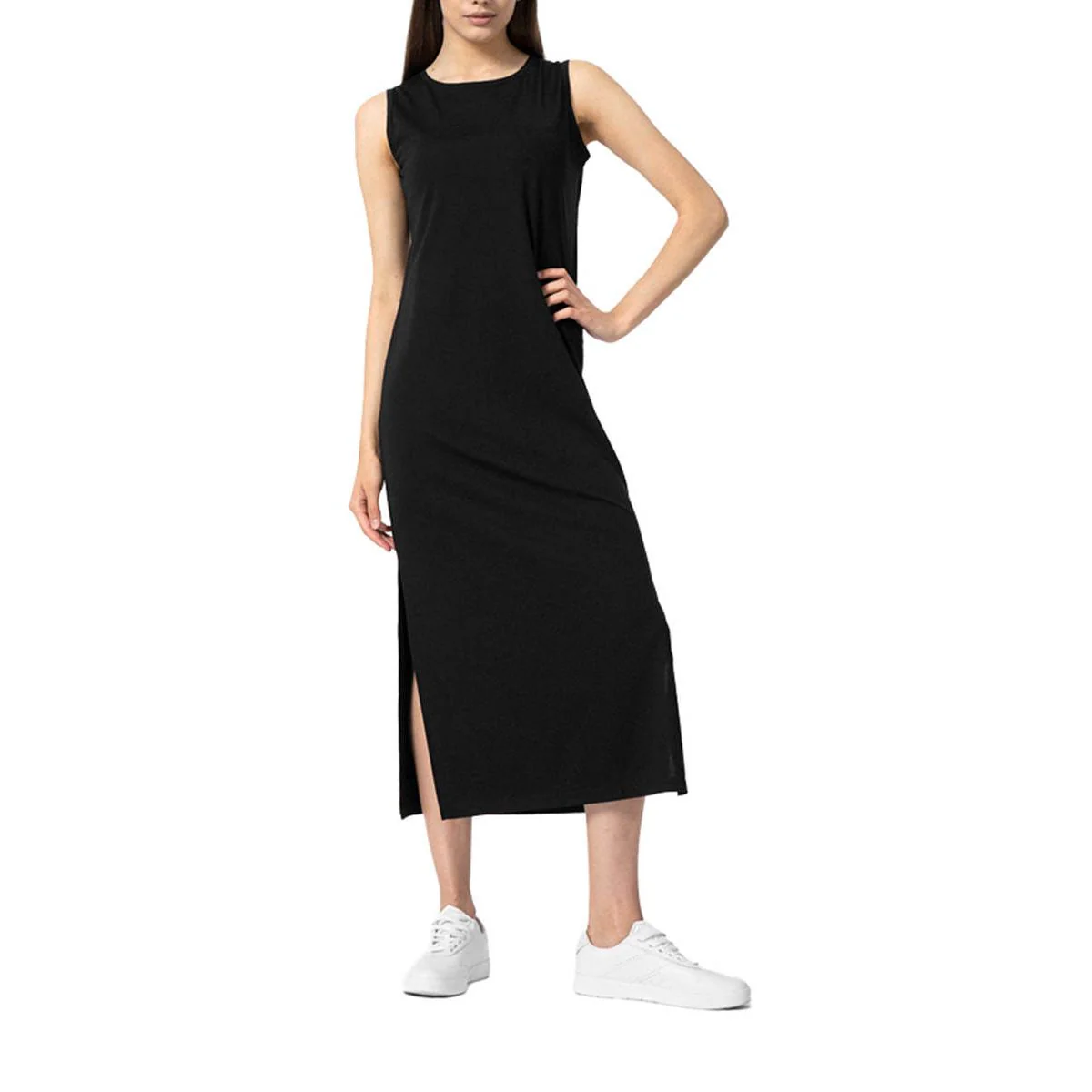 4F F049 Women's Dress - Black - L