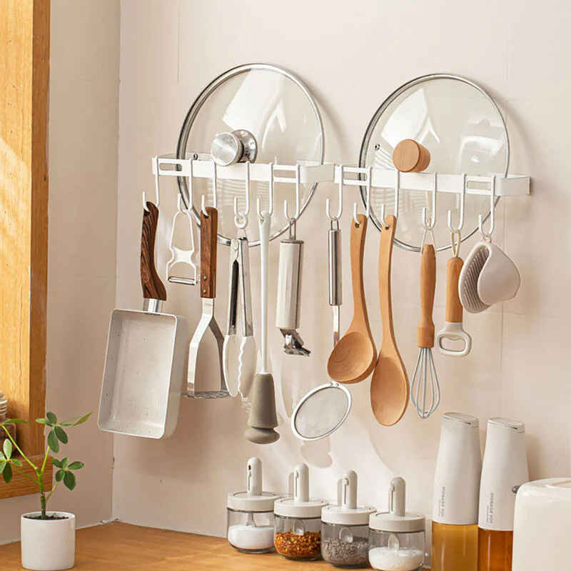 NaChuan Kitchen Hanging Rod Hook Iron