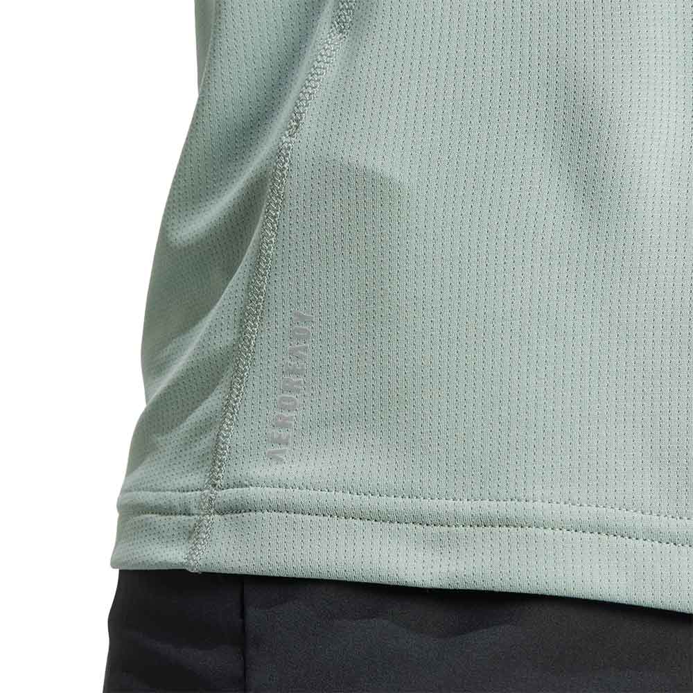 Мужская беговая футболка Adidas Run It — цвет зеленый, размер 2XL (азиатский размер)