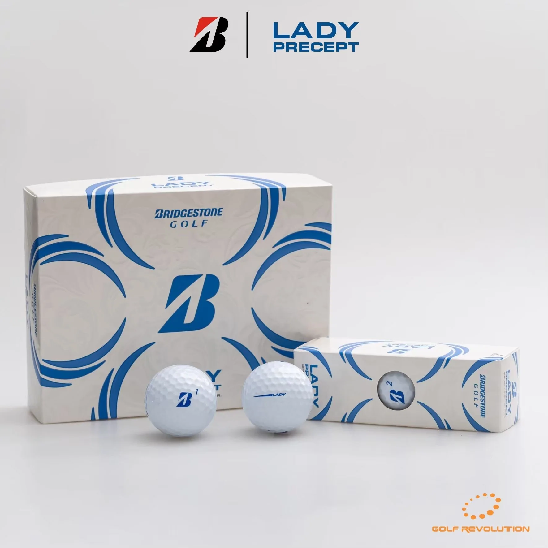 ลูกกอล์ฟ BRIDGESTONE BALL PRECEPT Lady WHITE ( BUY 2 FREE 1 ) - White - ONE SIZE