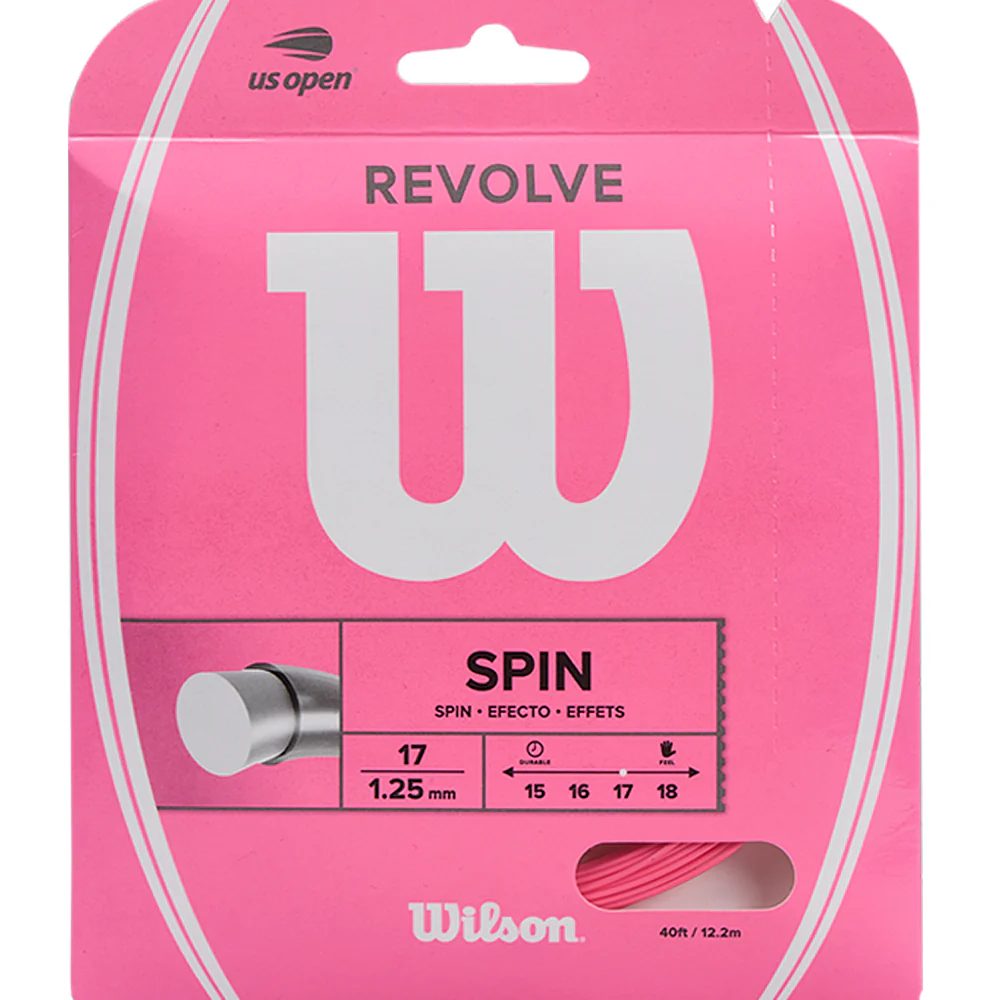 Wilson Revolve 17 Tennis String — цвет розовый, размер единый размер