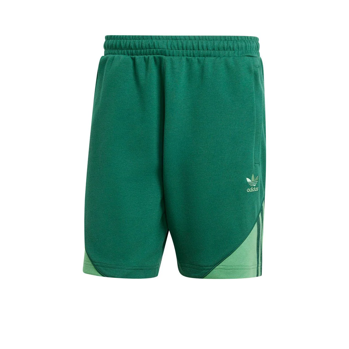 Мужские повседневные шорты Adidas Originals Colorblocked Sst — цвет зеленый, размер 2XL (азиатский размер)