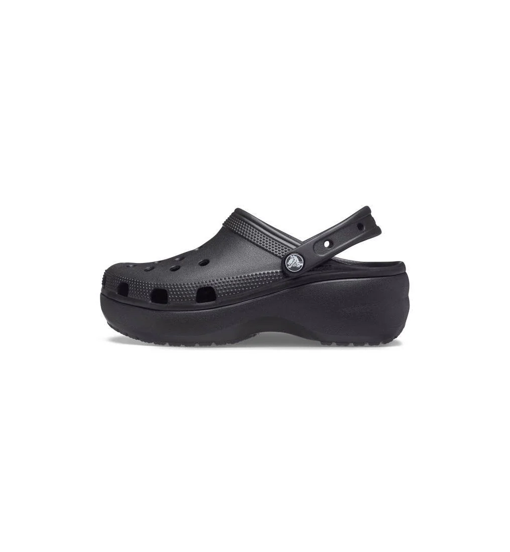 CROCS Classic Platform Clog Women's Lifestyle Shoes - Black - US W10