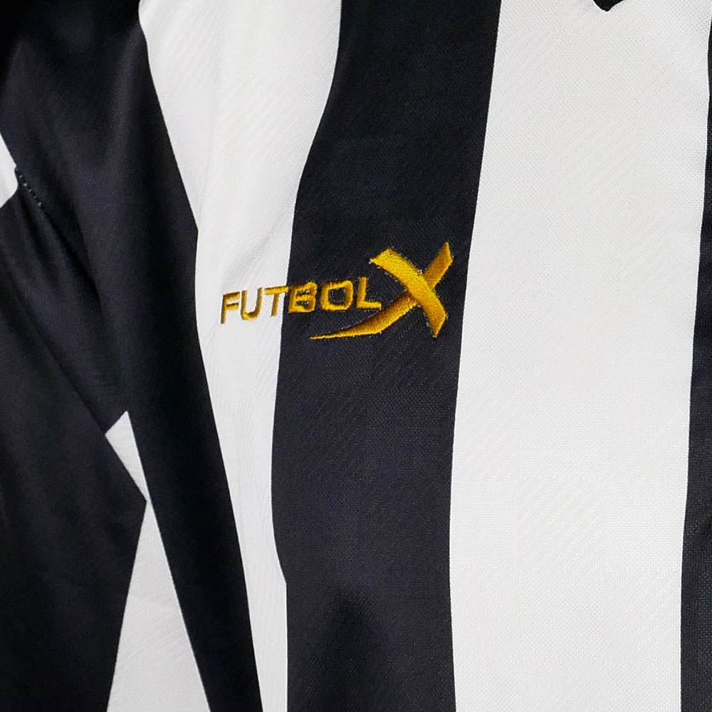 FUTBOLX Vintage Collection Men's Football Polo Shirt - Black - L (US SIZE)