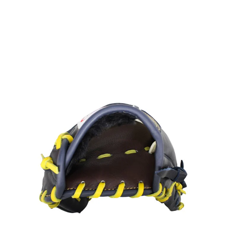 FBT Softball Gloves ถุงมือซอฟบอล Two-Piece 11.75 นิ้ว หนังแท้ Black 74426 - Black - One size