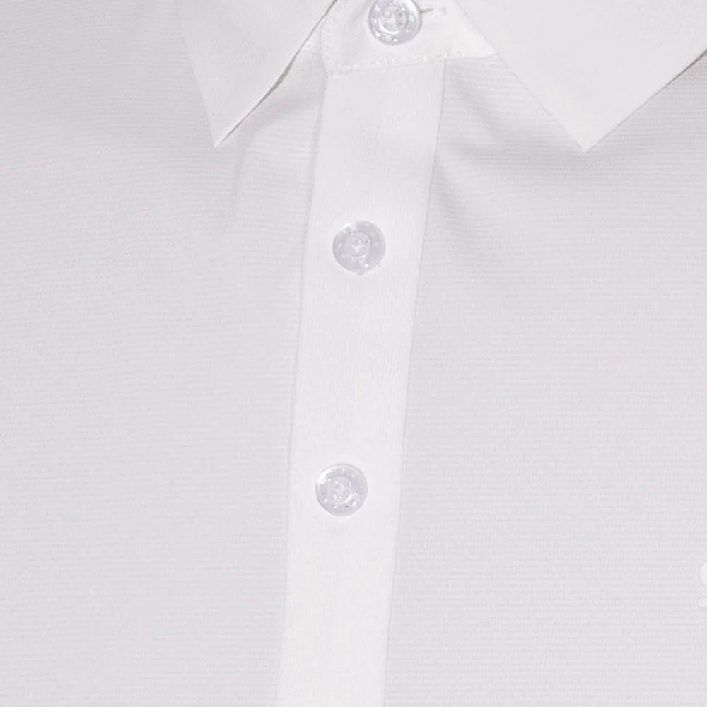 Мужское поло для гольфа 9NINE N25GOPOM01 — цвет белый, размер 2XL (американский размер)