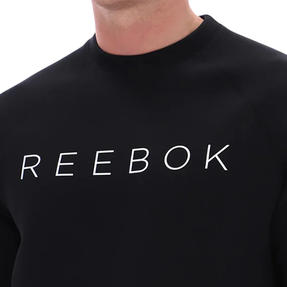 REEBOK Graphic Men's Sweatshirt - Black - L (US SIZE)