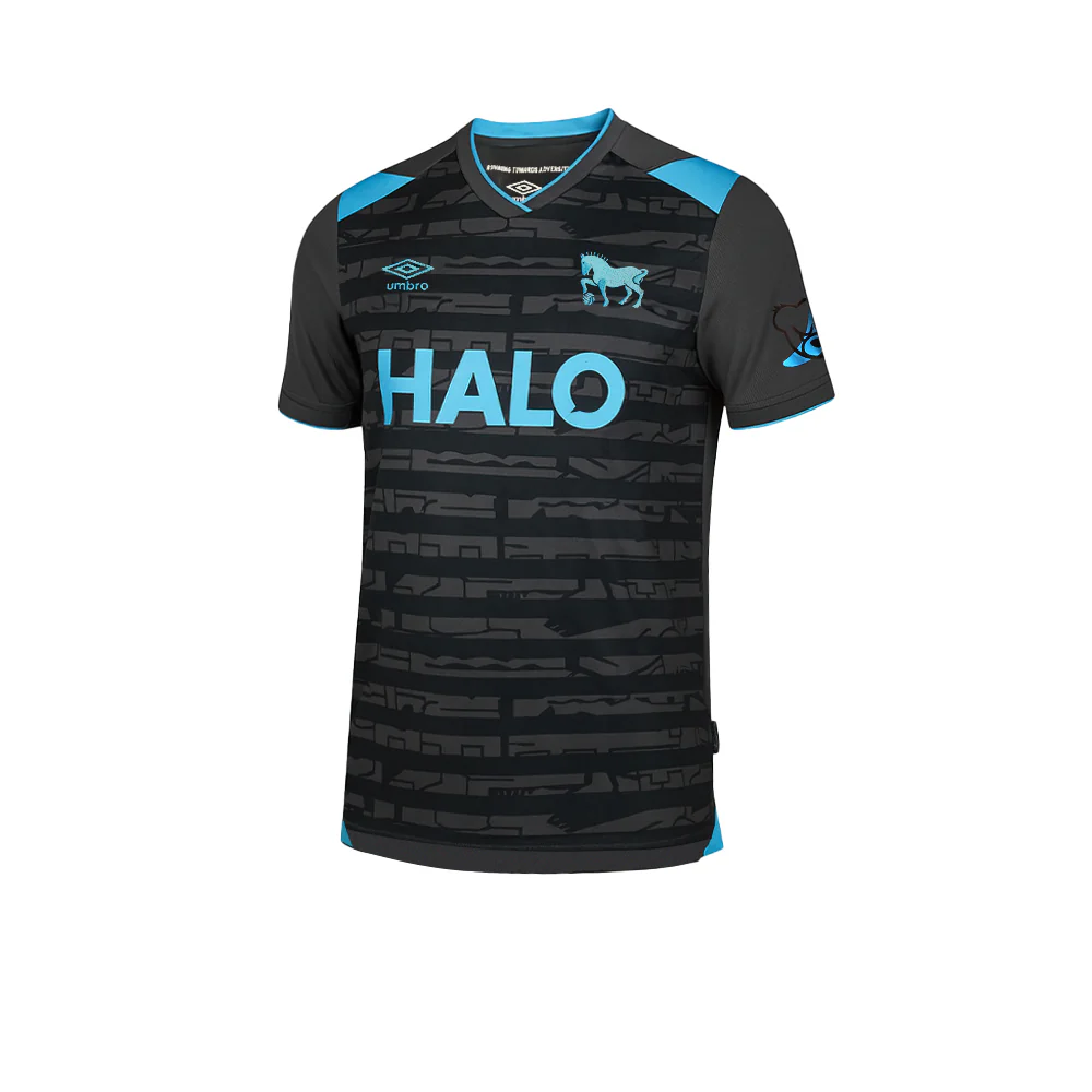 UMBRO Men's Ipswich Town Third 2025/26 Jersey - Black - 2XL (US SIZE)