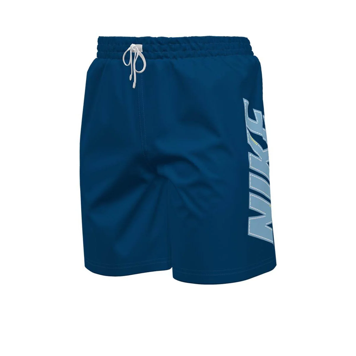 NIKE Big Block 7" Volley Men's Watershorts - Blue - L (US SIZE)