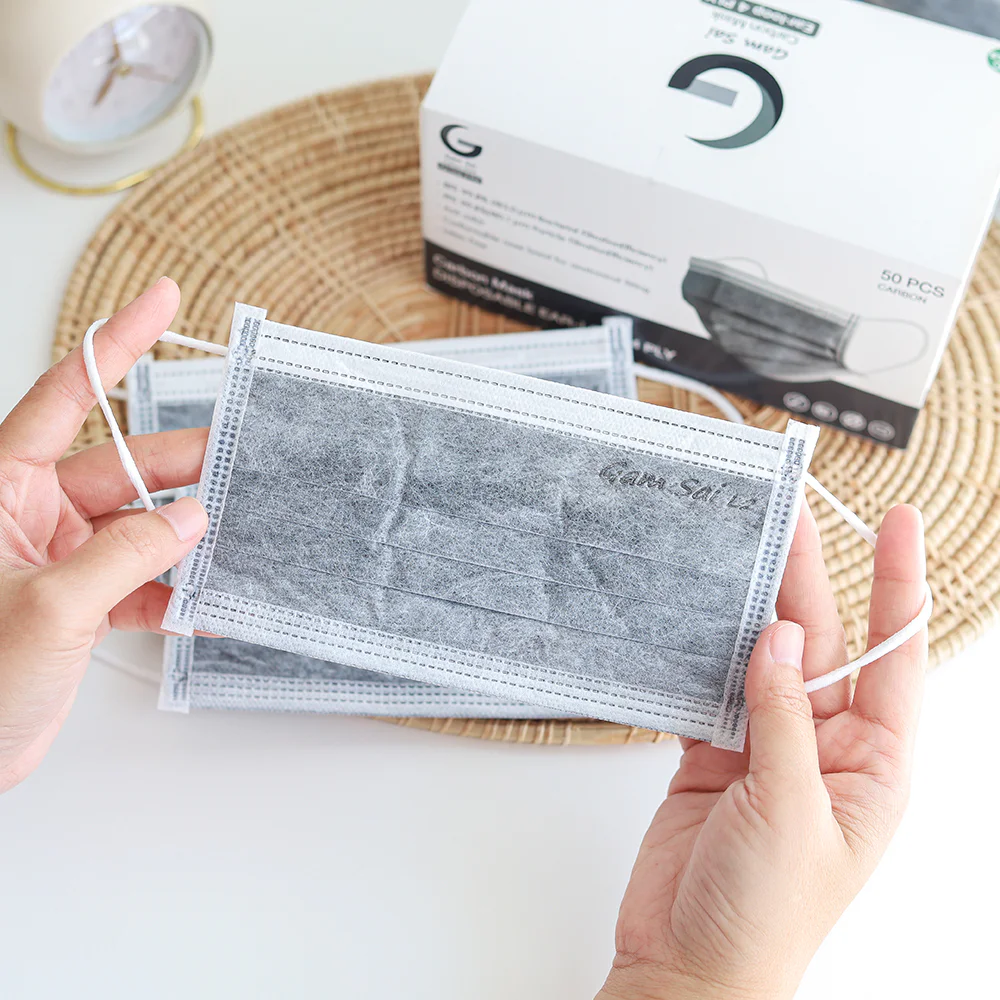 Маска Gamsai Carbon 4 Layers For Adult 50 шт