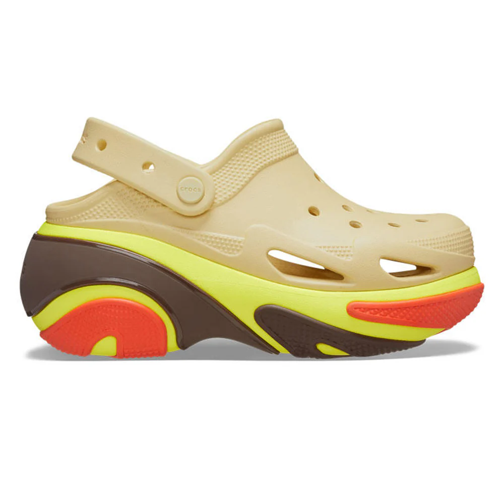 CROCS Bubble Crush Clog Unisex Lifestyle Shoes - Beige - US M4/W6