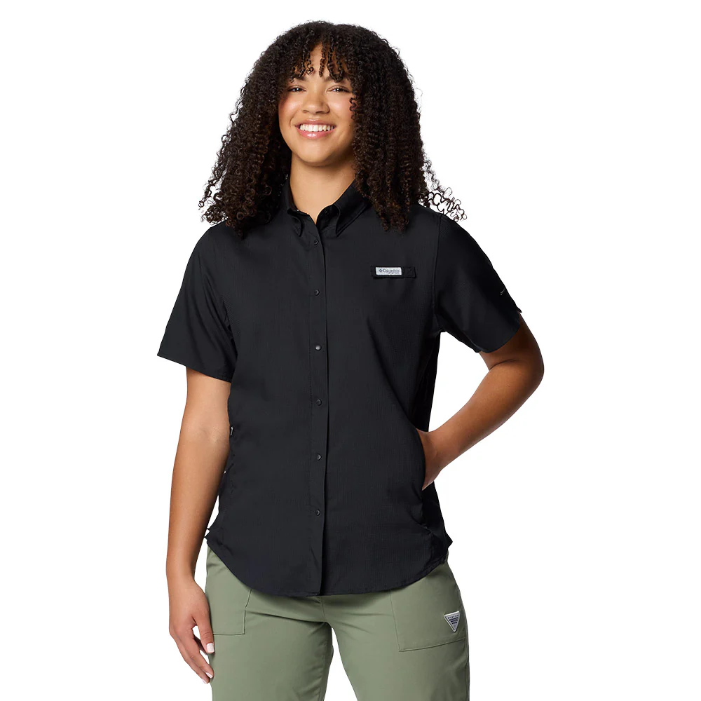 COLUMBIA PFG Tamiami™ II Short Sleeve Women's Shirt - Black - L (US SIZE)