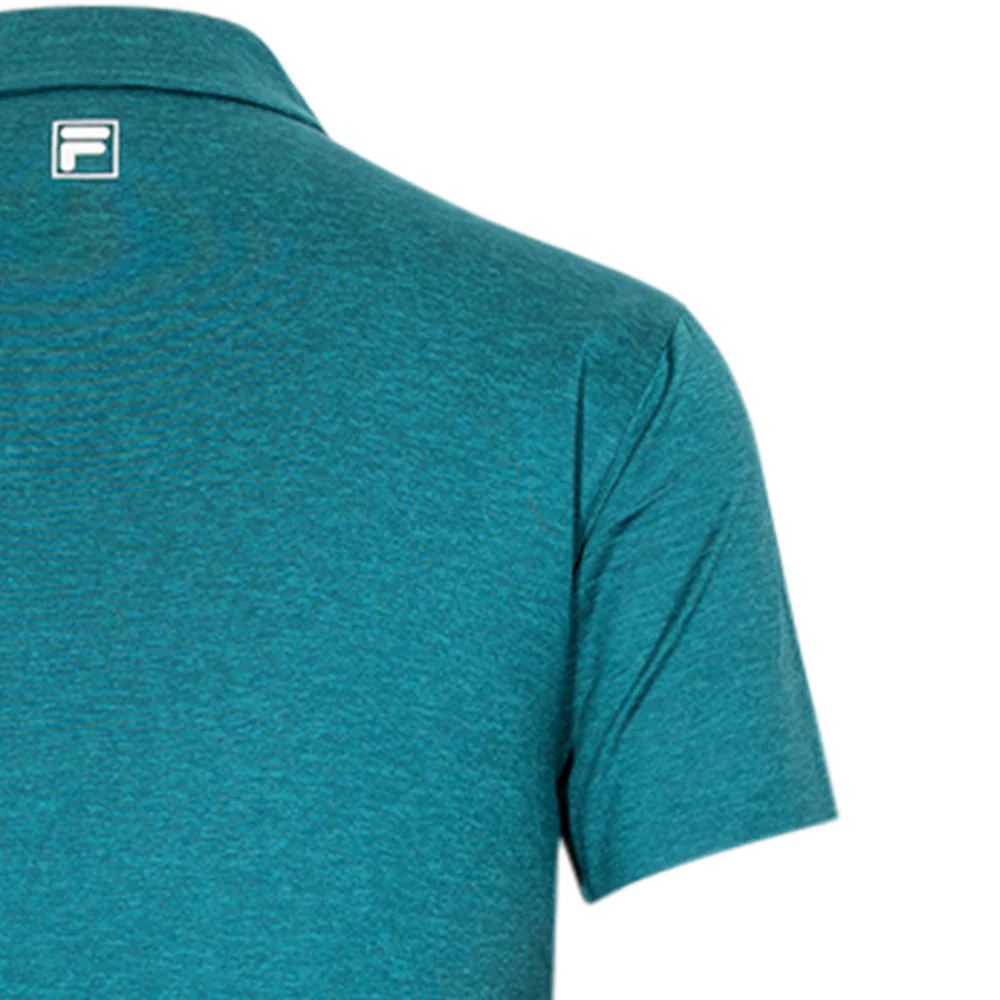 FILA Iconic Men's Training Polo Shirt - Green - 2XL (US SIZE)