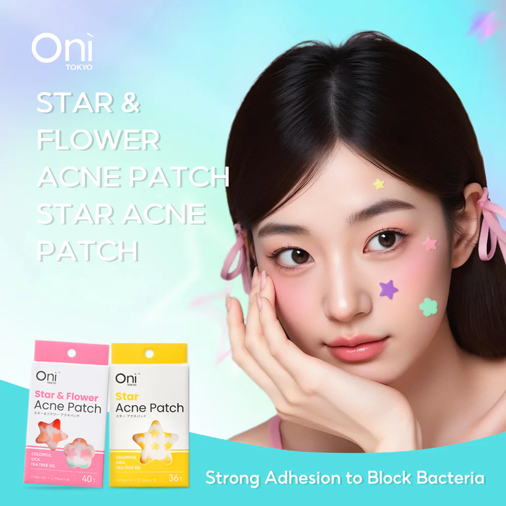 Oni Star & Flower Acne Patch 40 Dots — Flower Acne