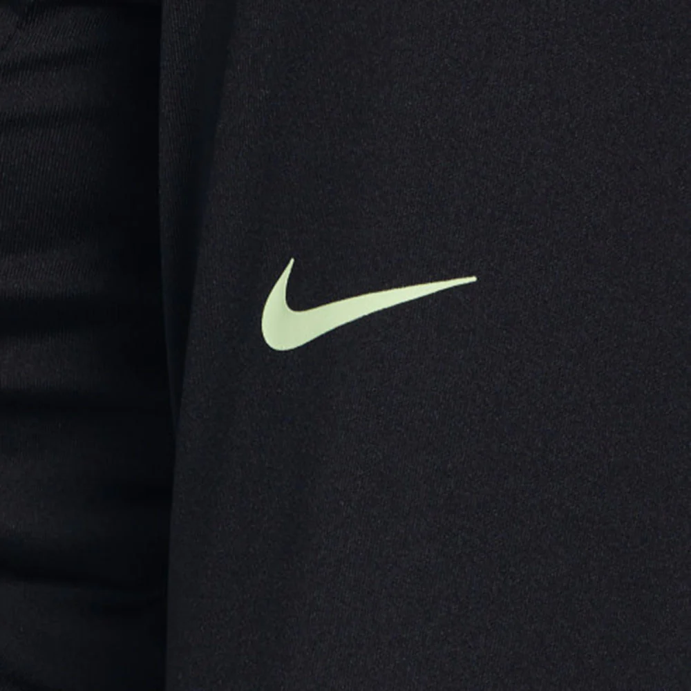 NIKE Essential Long-Sleeve Zip Women's Rashguard - Black - L (US SIZE)