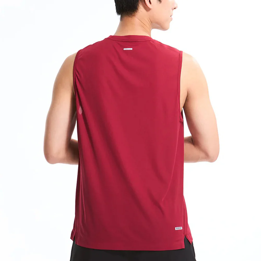 SKECHERS x City Running Club Men's Running Tank - Red - 2XL (US SIZE)