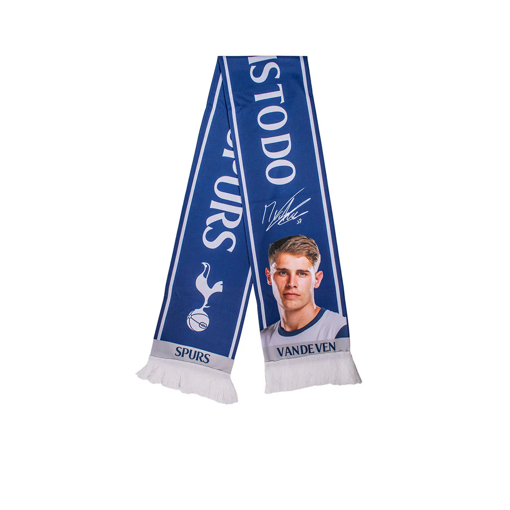 SPURS Van de Ven No.37 Scarf - Blue - ONE SIZE
