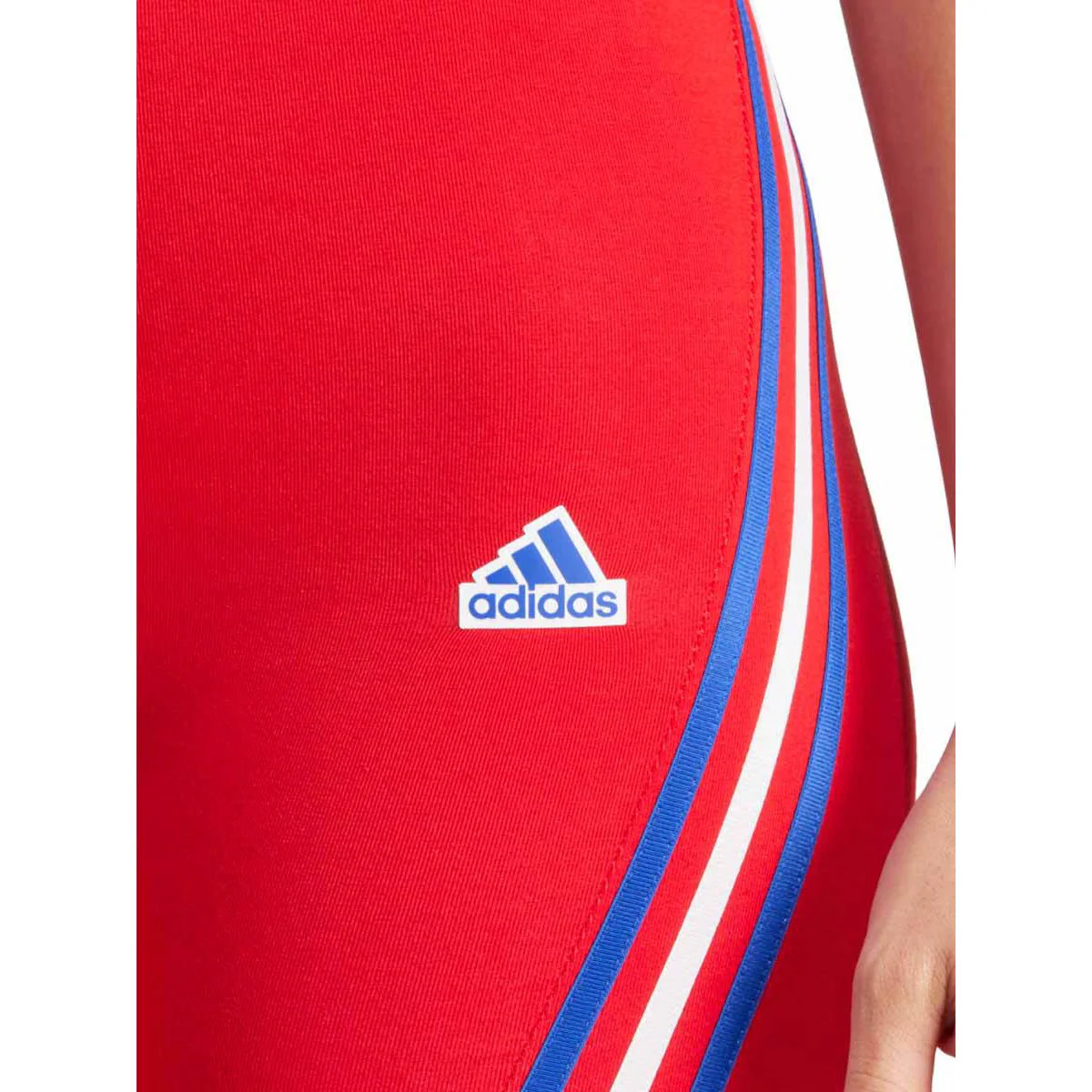 ADIDAS Future Icons 3-Stripes Biker Women's Lifestyle Shorts - Red - 2XL (ASIAN SIZE)