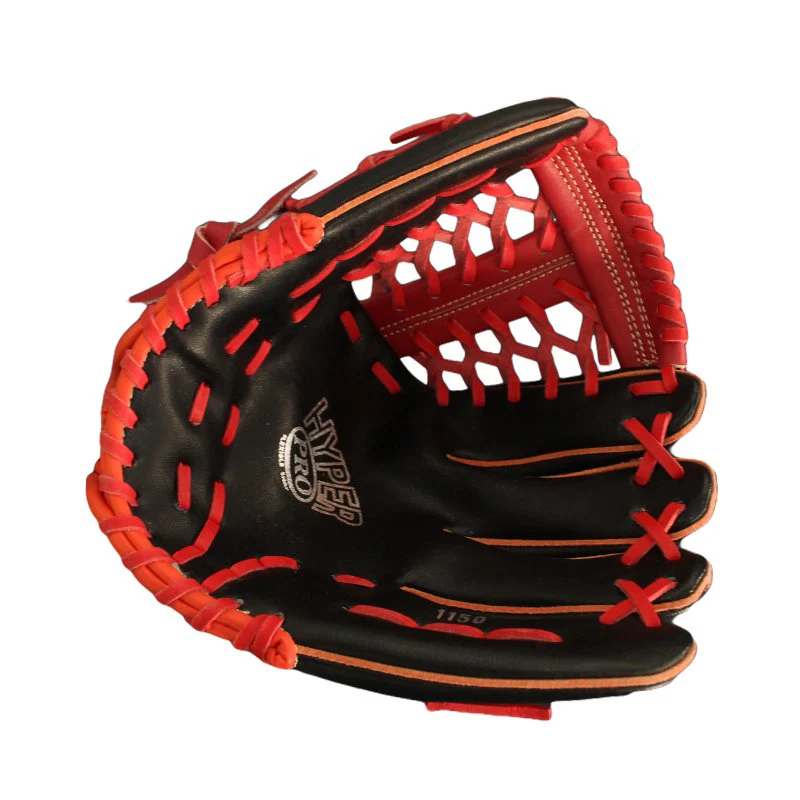 FBT Softball Gloves ถุงมือซอฟบอล Modified Trap 11.50 นิ้ว Black PVC 74430 - Black - One size