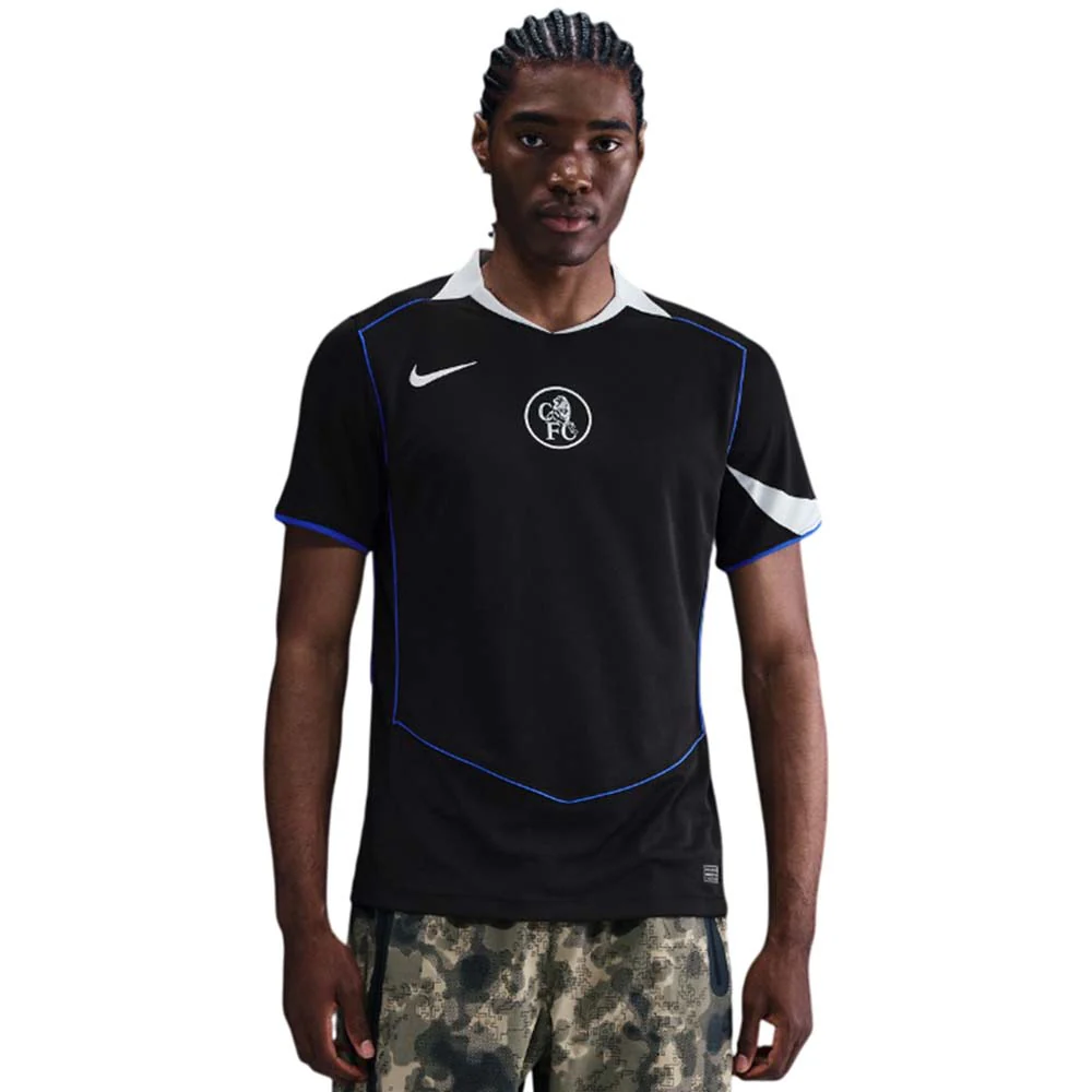 NIKE Men's Chelsea FC Third Stadium 2025/26 Jersey - Black - 2XL (US SIZE)