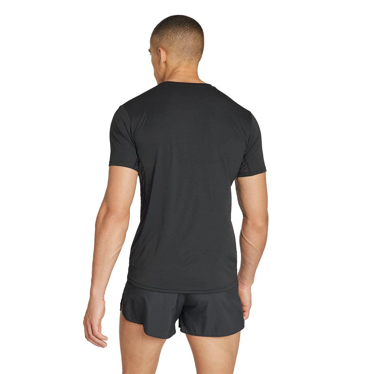 ADIDAS Adizero Essentials Men's Running T-Shirt - Black - 2XL (ASIAN SIZE)