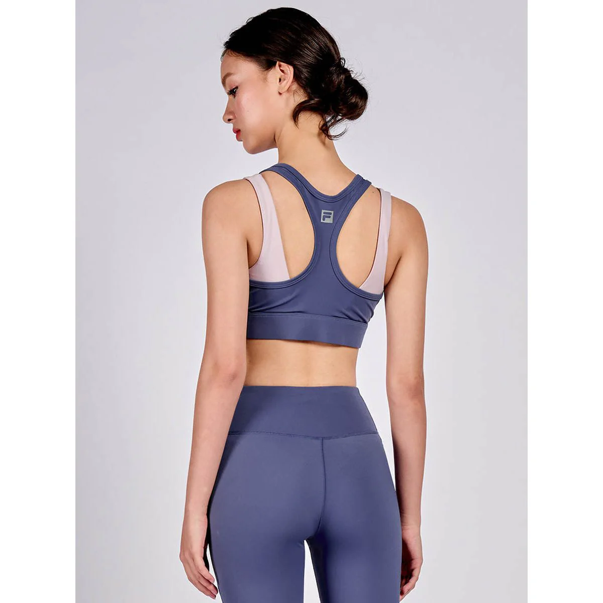 FILA Tennis SHA240810W Women's Sports Bra - Blue - 2XL (US SIZE)