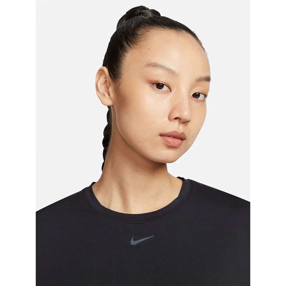 NIKE One Classic Women's Training T-Shirt - Black - L (ASIAN SIZE)