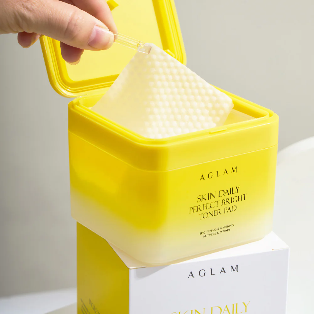 AGLAM Skin Daily Perfect Bright Toner Pads 221g [50 Pads]