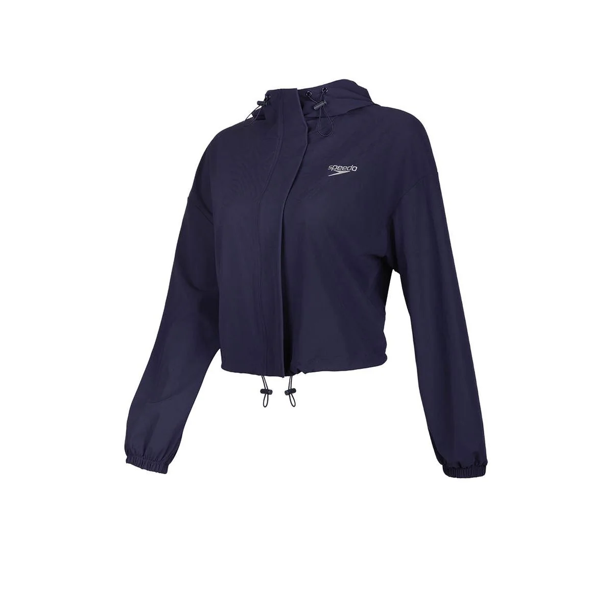 SPEEDO Crop Zip Long Sleeve Women's Jacket - Blue - 2XL (UK SIZE)