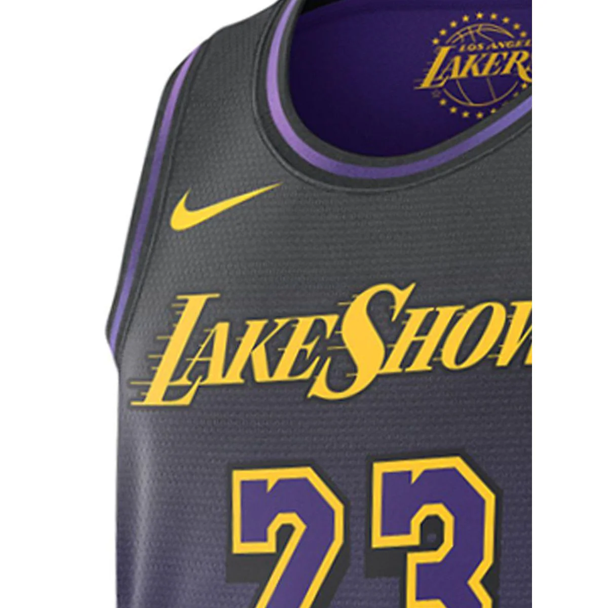 NIKE Men's Lebron James Los Angeles Lakers City Edition 2024/25 Basketball Jersey - Purple - 2XL (US SIZE)