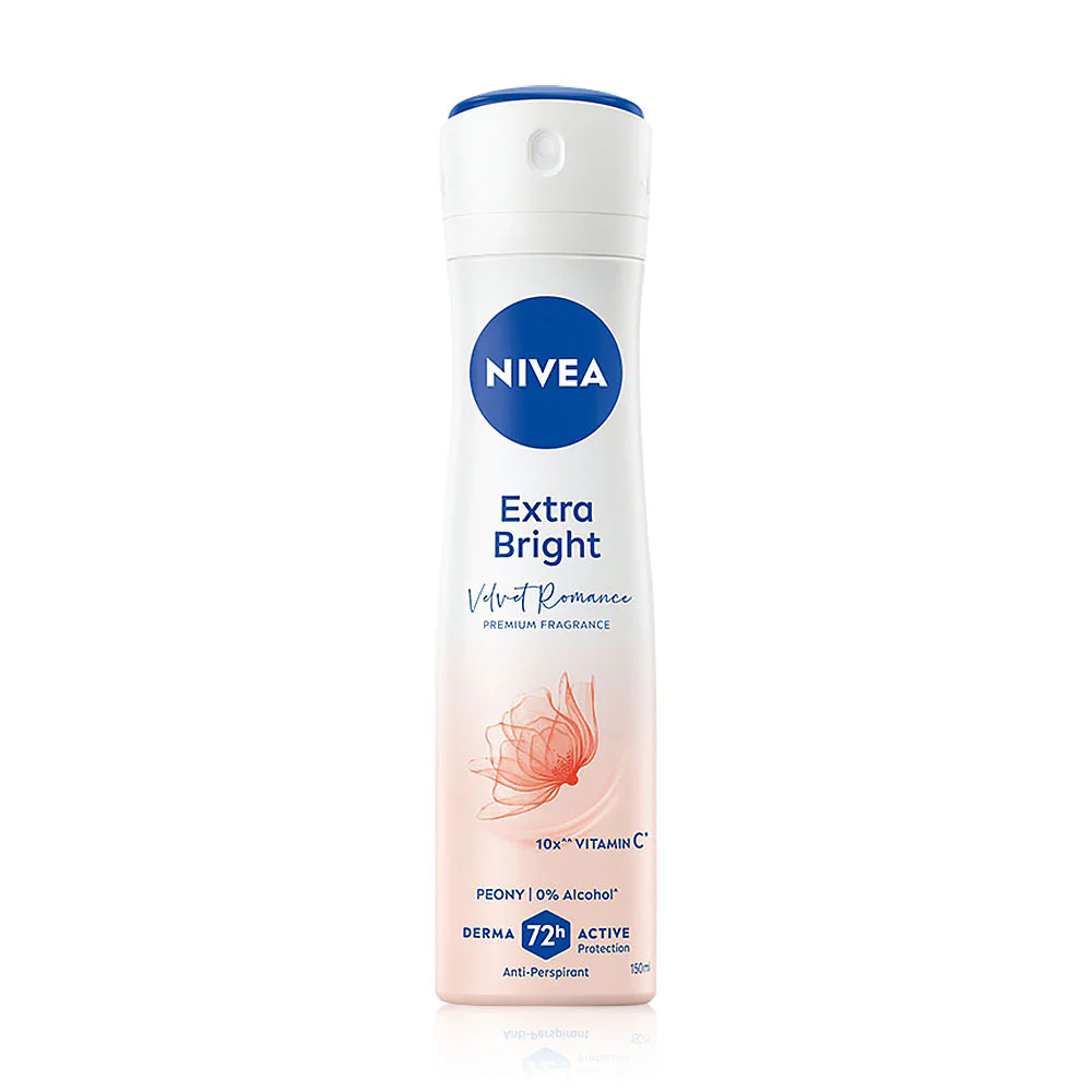 NIVEA Extra придающий сияние Premium Fragrance Velvet Romance Peony Spray 150 мл