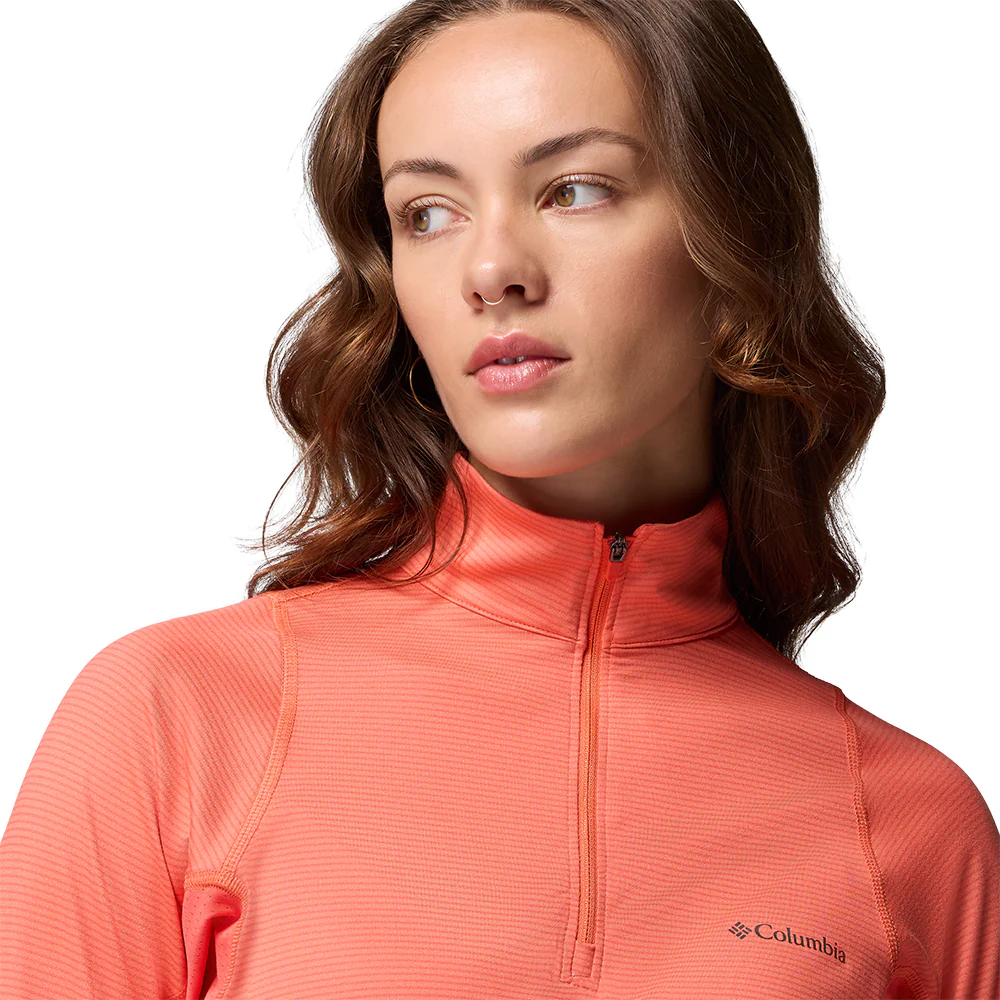 Женский свитшот Columbia Weekend Ascent™ Half Zip — цвет оранжевый, размер 2XL (американский размер)