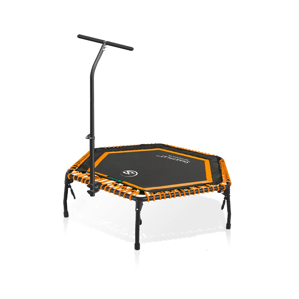 Smartplayonly แทรมโพลีนที่กระโดด รุ่นซุปเปอร์บันจี้ยางยืด ทรงหกเหลี่ยม ขนาด 44 นิ้ว สีส้ม - Orange - One Size