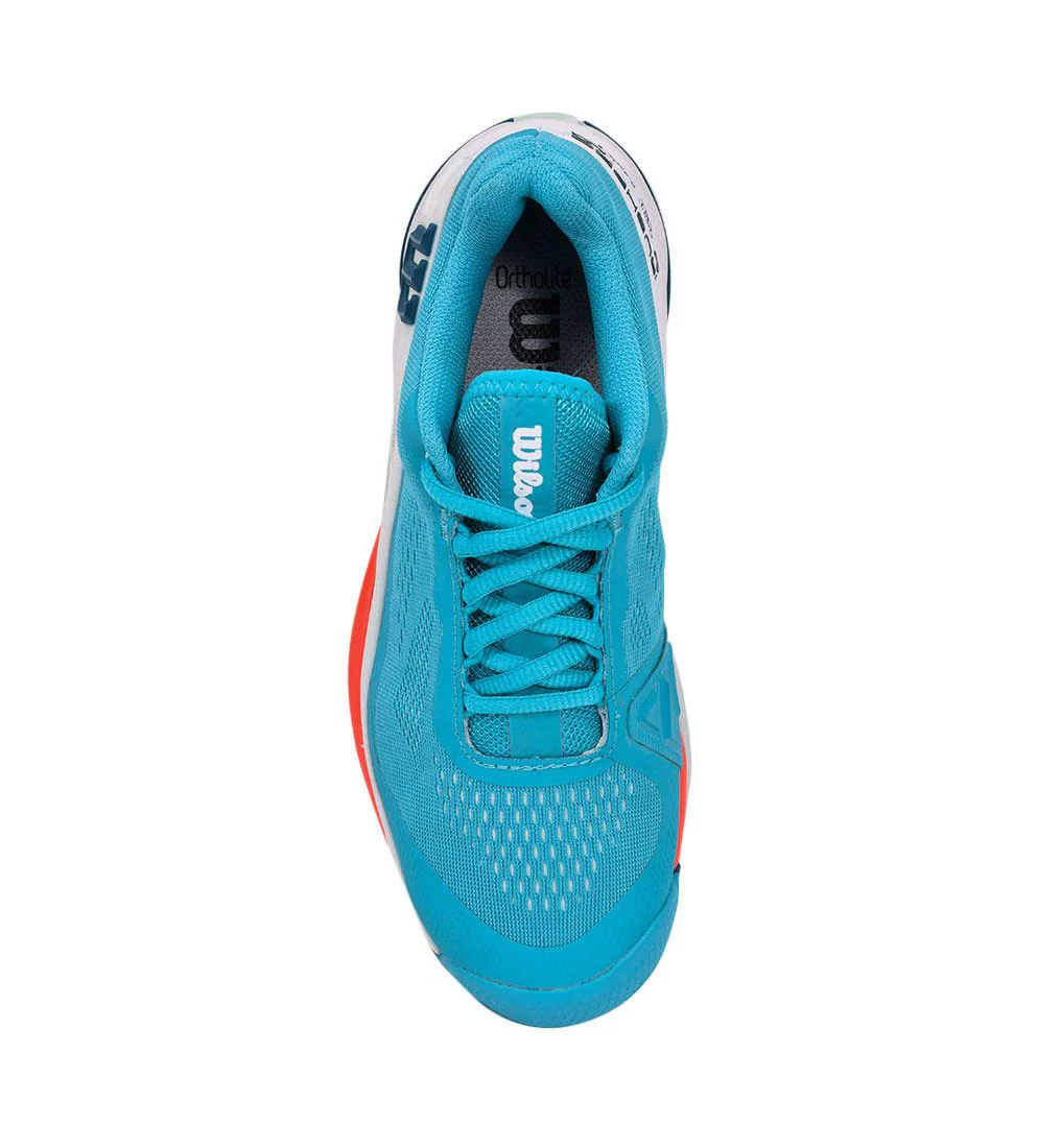 WILSON Rush Pro 4.0 Women's Tennis Shoes - Blue - US 10