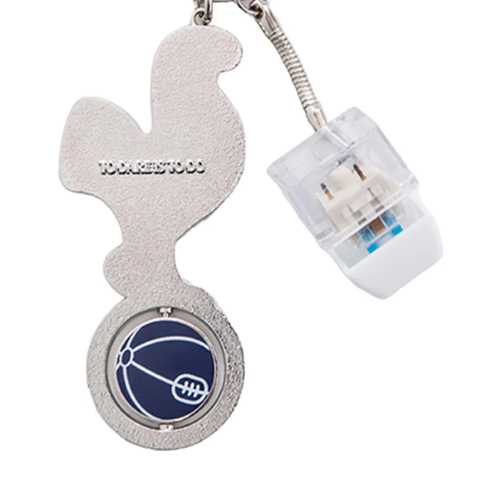 SPURS Cockerel Crest Keyring - Blue - ONE SIZE