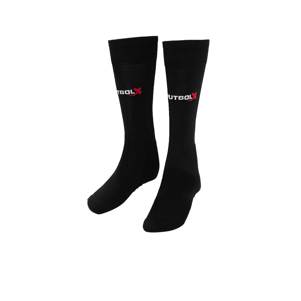 FUTBOLX Kicker Kids Football Socks - Black - 5-7 YEARS
