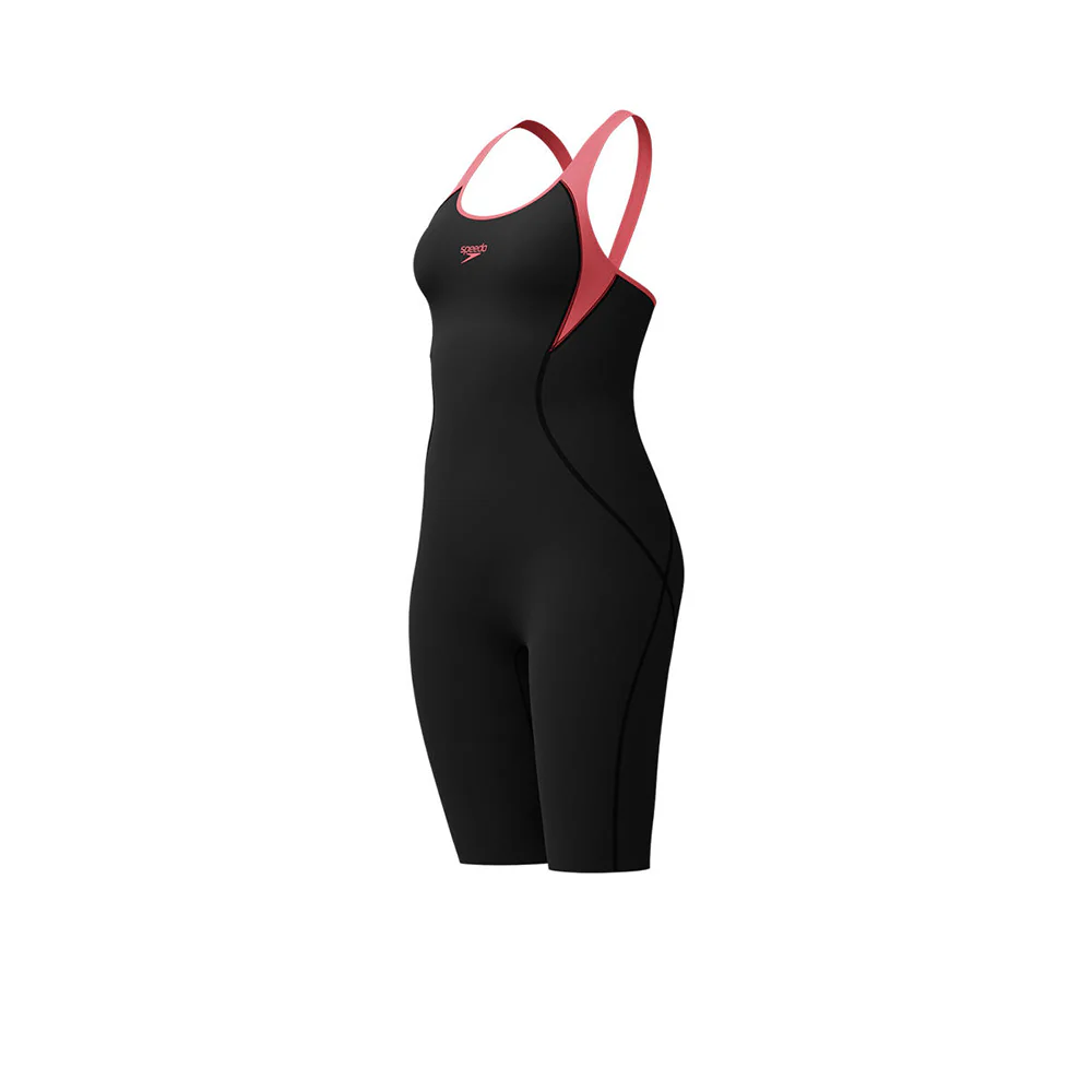 SPEEDO Sleeveless Kneesuit Women's Swimsuit - Black - 32 INCHES