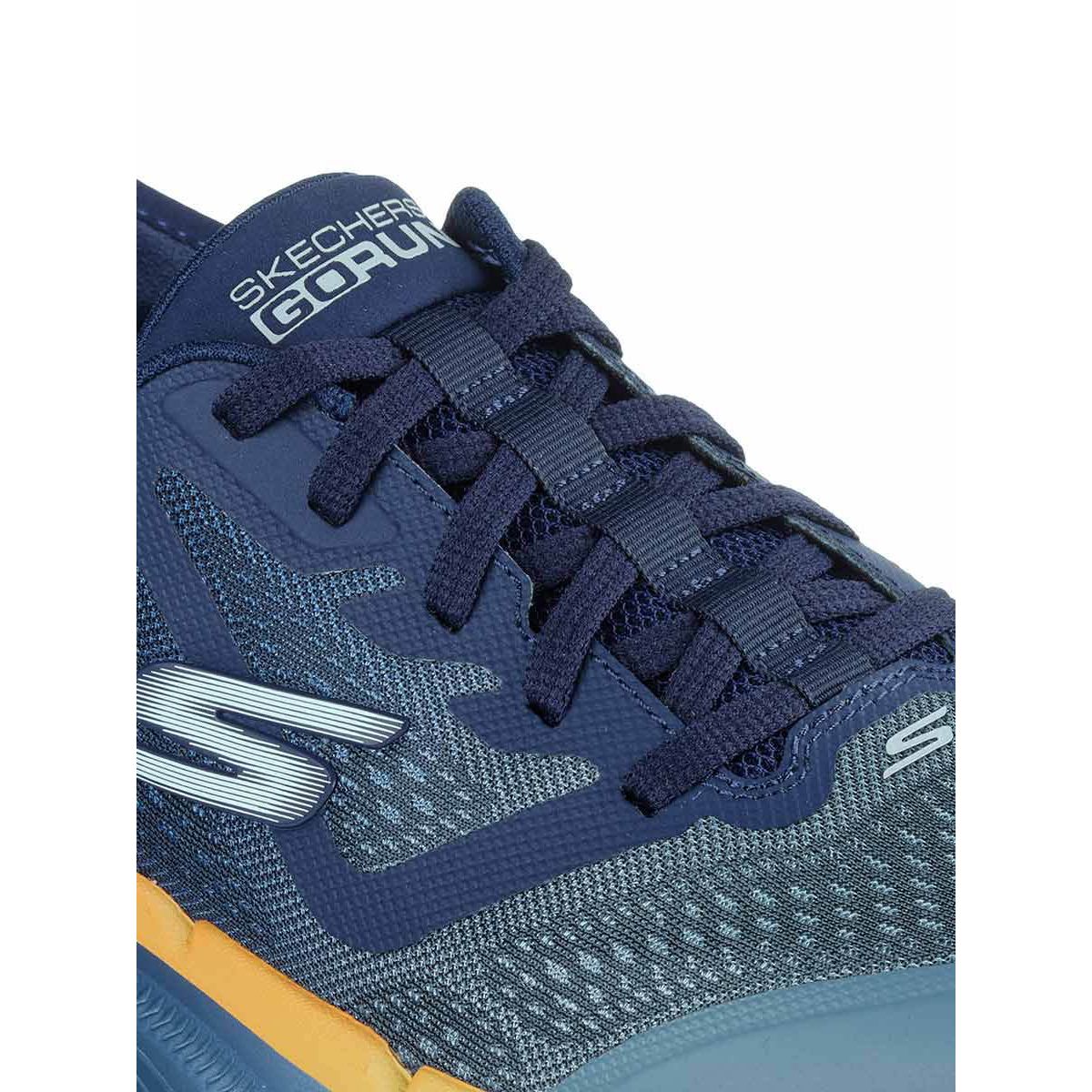 Мужские беговые кроссовки Skechers Hands Free Slip-ins®: Max Cushioning® Premier 2.0 — цвет синий, размер US 10