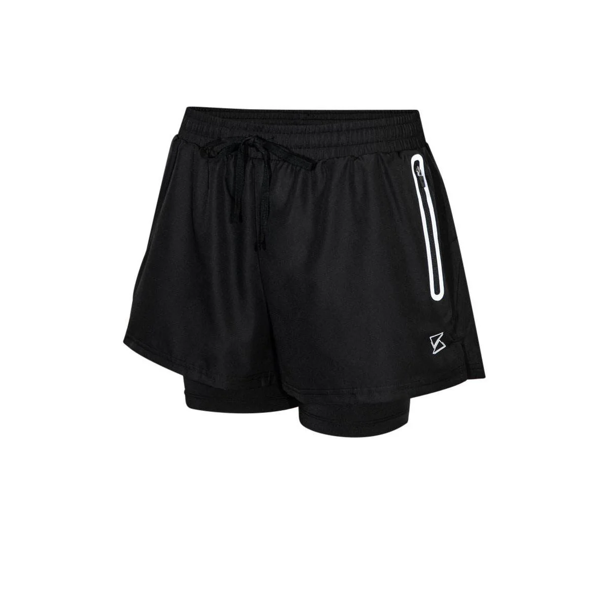 SPIKE SP24RUSTW041 Women's Running Shorts - Black - 2XL (US SIZE)