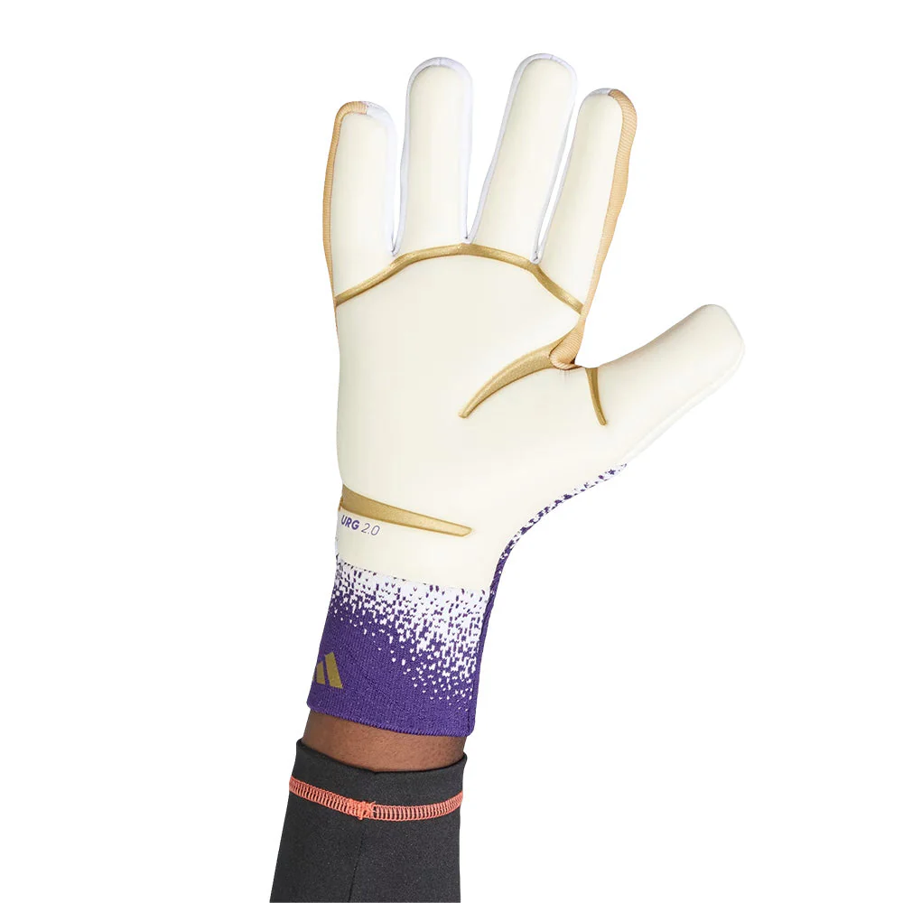 Мужские перчатки Adidas Predator Pro Goalkeeper — цвет белый, размер UK 7