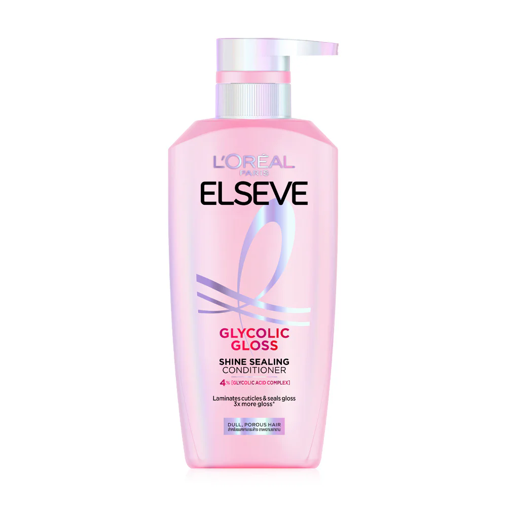 Loreal Paris Elseve Glycolic Gloss Shine Sealing Conditioner — Glycolic Gloss, 375 мл
